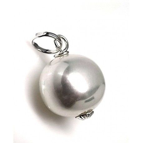 Colgante Plata con Perla shell